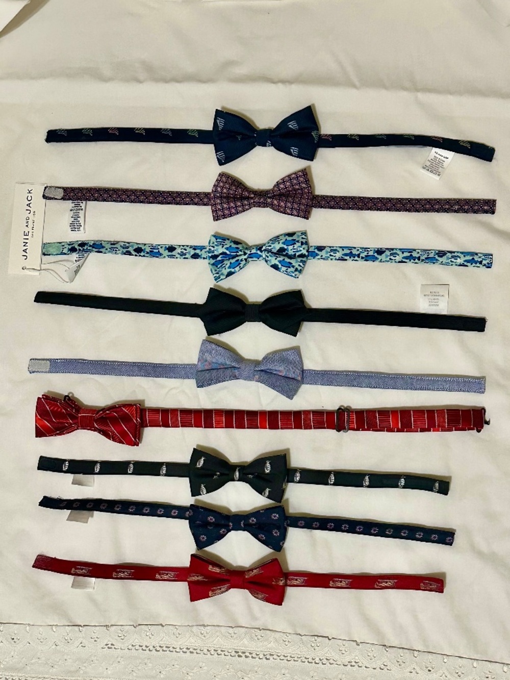 Janie and Jack Bow Ties Lot 9